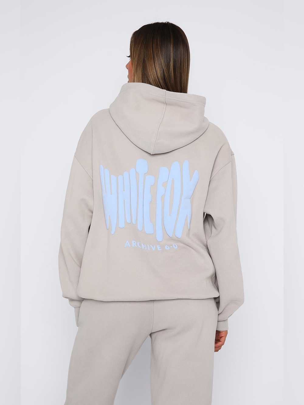 White Fox Oversized Hoodie